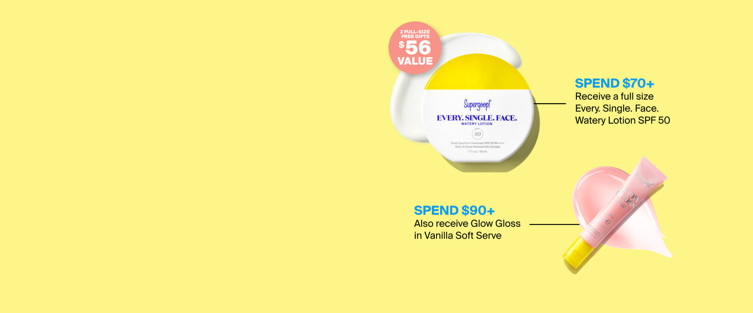Supergoop sunscreen lifestyle